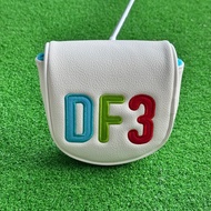 Center Shaft Mallet Putter Covers Putter PU Leather Headcover Magnetic Closure Golf Club Covers For 