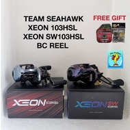 FISHER TEAM SEAHAWK XEON 103HSL /SW103HSL BC BAITCASTING REEL