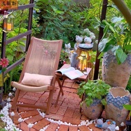 Yunqi Reclining Chair Outdoor Balcony Small Table Chair Courtyard Folding Sofa Chair Household Leisu