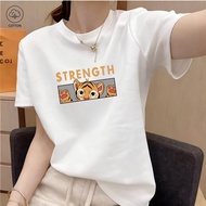 S-5XL Women's Cotton Retro T-Shirt
