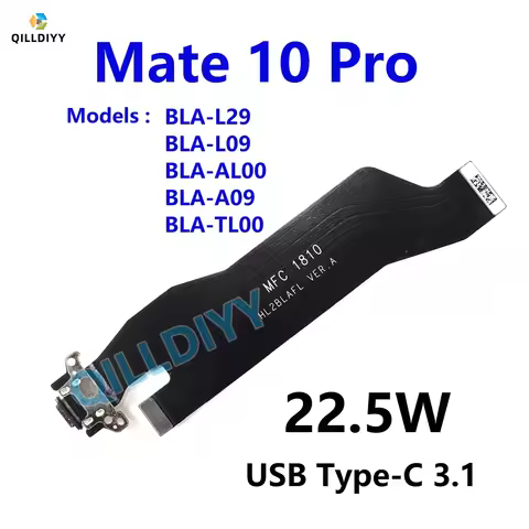 USB Charging Board Cable For Huawei Mate 10 Pro Charge Port Jack Dock Connector Charging Board Flex 