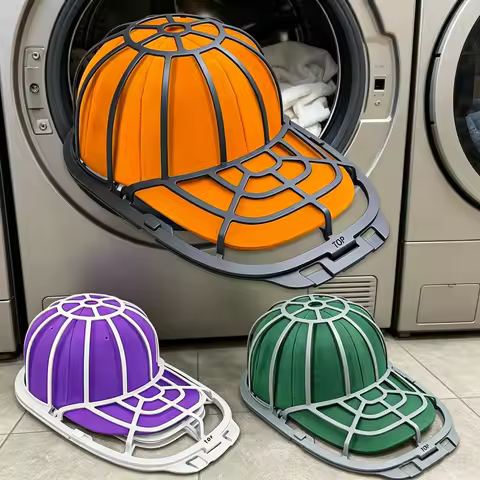 Hat Washer Cage for Baseball Caps Washing Machine Dishwasher Cap Cleaner Frame Washing for Ball Hats