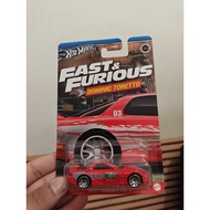 MERAH HOT WHEELS Fast & Furious Dominic Toretto 1995 Mazda RX-7 Acura Integra Fast and Furious 1996 