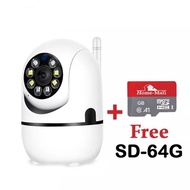 Hivison กล้องวงจรปิดไร้สาย Q1-LED กล้อง wifi 5ล้านพิกเซล กล้องวงจรปิด wifi360 องศา กลางแจ้ง home sec