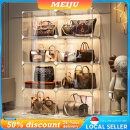 Next Day Transparent Display Cabinet Stackable Bag Storage Box Bag Box Toy Storage Cabinet