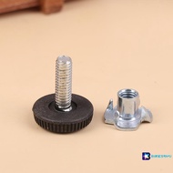 [BraveSundu] 20Pcs M6 Thread Adjustable Furniture Levelers Screw In Chair Feet Durable Easy To Use A