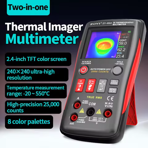 Zoyi ZT-R02 Handheld HD Infrared Thermal Imager & Multimeter Application: Industrial Circuit Board D