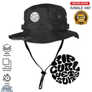 TOPI RIMBA GUNUNG OUTDOOR HIKING CAMPING HAT TALI PREMIUM PRIA WANITA LOGO RIPCURL