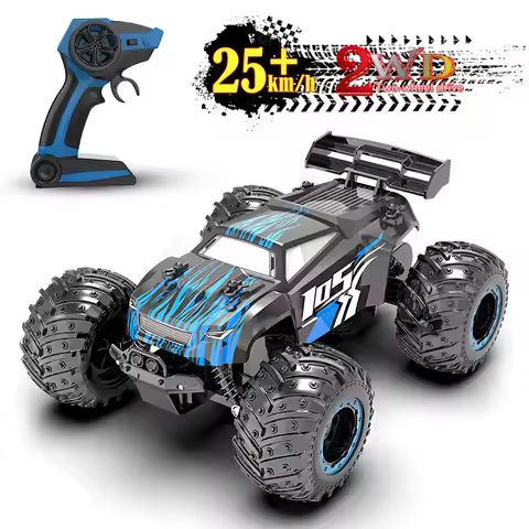 JJRC Q105 1:18 Remote Control Car 25KM/h With Led Lights 2.4G Inductor RC Off-Road Cars High Speed B