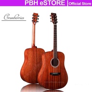 Cranberries Premium Full Solid Mahogany Body Acoustic Guitar 41 inch