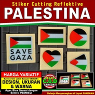 Reflective Cutting Sticker: "Palestine"