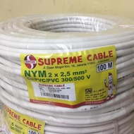 SUPREME Cable NYM Wire 2x2.5 2x2.5mm 100 Meters (100M)
