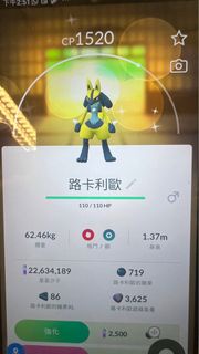 路卡利歐/超級路卡利歐/pokemon go/shiny/閃光/異色/色違
