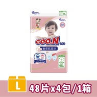 日本大王 敏感肌黏貼尿布 L(48片x4包)日本境內版