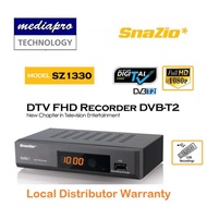 SNAZIO SZ1330 DVB-T2 Set-Top box supports Singapore’s DVB-T2 channels in stereo sound - 1 Year Local