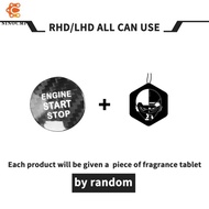 Carbon Fiber Engine Start Stop Push Button Cover Car Stickers For LEXUS IS250 350 2006-2013 Car Inte