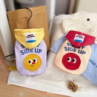 Dog Clothes Pet Clothing Cat Clothes Hooded Sweatshirt Trendy Cool Warm Fleece Lining Clothes fdj122