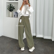 Loose Pants 332 PETITE SIZE - Celana Kulot Polyester Anti Kusut - Trousers Kantor Formal / Casual - 