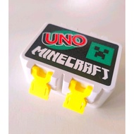 Uno minecraft snaplock storage box card holder Case
