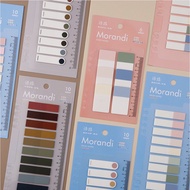 Morandi Color Sticky Pad Label Sticker Marker Signs Sticky Note