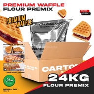 Fresco Crispy Waffle Premix Flour 24kg per carton Tepung Waffle
