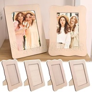 1-4Pcs Wood Photo Frames - For Pictures Photo Decor - Vertical Picture Case Display Stands Holder - 