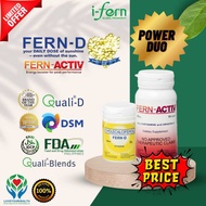 FERN ACTIV - MULTIVITAMINS I-Fern Original Product (60’s Capsule) + FERN D VITAMIN D3 1000IU COMBO