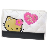Hello Kitty bifold wallet with LF deep bill compartment, round bill compartment, and round short wal