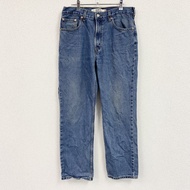 Levi's 505 牛仔褲，拉鍊門襟，靛藍色，W36 碼，古著。