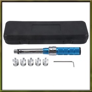 Spoke Torque Wrench 2-10 NM Motorcycle Spoke Wrench Set Steel Torque Wheel Spoke Spanner with Storag