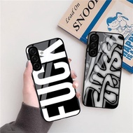 HP GK271 (SAMSUNG A17) SAMSUNG A17 glass Softcase - SAMSUNG A17 case - SAMSUNG A17 cellphone casing 