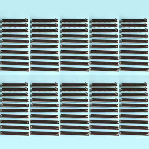 100PCS 75MM Straight Slide Potentiometer Resistor A103 10K B103 D103 Ohm Double 6Pins Mixer Fader A1