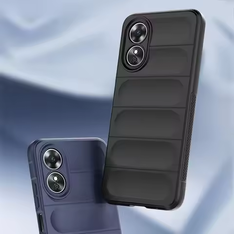 cxd5Shockproof Case ForOPPO A17 A57 A57S A77 A18 A38 A58 A78 4G Silicone Back Coque for Realme C51 C