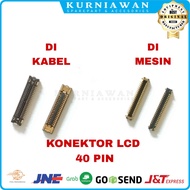 Lcd Connector Lcd Socket Lcd Connector Fpc Samsung A51 A515 40 Pin