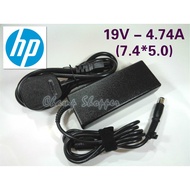 【Ready Stock】HP Laptop Adapter with power cord 19v/4.74a (7.4*5.0)