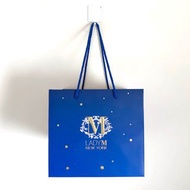 『禮品袋』Lady M NEW YORK 提袋 紙袋 手提袋 購物袋 (星點藍)