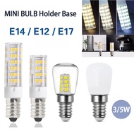 E12 E14 E17 LED 3W 5W Corn Bulb AC 85-265V SMD 2835 Led Bulb for Refrigerator Sewing Machine Range H