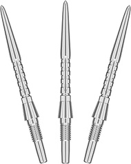 TARGET Darts Swiss Point Storm Dart Points, Surge (3 Pack Set Tips) 26MM/30MM/35MM - Gold/Silver/Bla