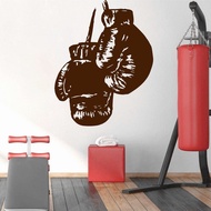 Boxing Gloves Wall Sticker  Fight Sports Decal  Boxer Home Decor Boxing Club Decoration Gym Art Mura