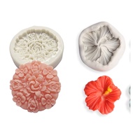 E30 E31 Hibiscus Silicone Print Flower Jelly Fondue Three-Dimensional Printing Alan Mold