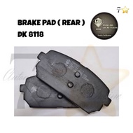 KIA RONDO / NAZA CARENS 3 / NAZA CITRA II DK8118 REAR BRAKE PAD