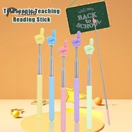 YOUIS Finger Reading Sticks, Stainless Steel Finger Design Teaching Pointer, Professional Telescopic