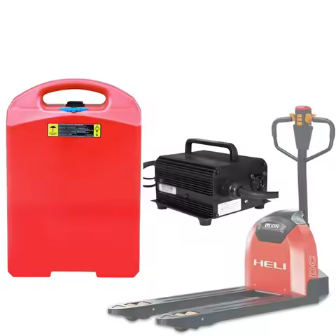 Pallet Jack Battery, 48V 20AH LiFePo4 Lithium Battery for Electric Pallet Truck Compatible with Heli