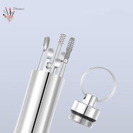 [BF] 6/7Pcs Ear Pi Cleaning Health Care Tool Ear Wax Remover Cleaner Curette Kit [SG]