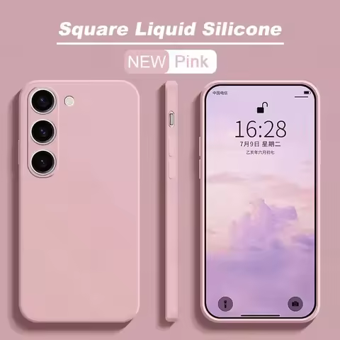 Liquid Silicone Case For Samsung Galaxy S23 Plus S23 Ultra Cover