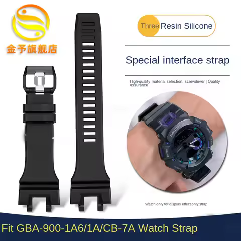 Watch Band Strap for Casio G-Shock GBA-900 GBA-900-7A GBA-900SM-7A Watchband Resin Rubber Straps and