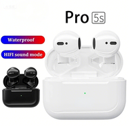 Mini Pro5s TWS Bluetooth Earphones Hi-Fi Stereo Waterproof Sports Earbuds Touch ENC Noise Reduction 