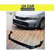 HONDA CIVIC FE FACELIFT 2025 PP 3 PCS FRONT LIP DIFFUSER WITH PAINT