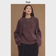 ltyp旅途原品 Alpaca羊駝毛長絨感慵懶大廓形毛織外套 M L-XL M 復古紫