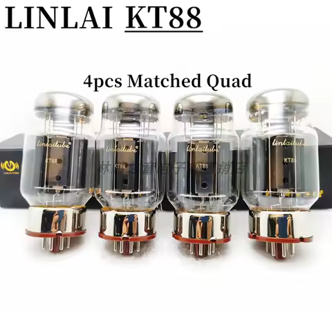 LINLAI KT88 Vacuum Tube Replaces KT88 6550 Tubes for Electronic Tube Amplifier HIFI Audio Amp Origin